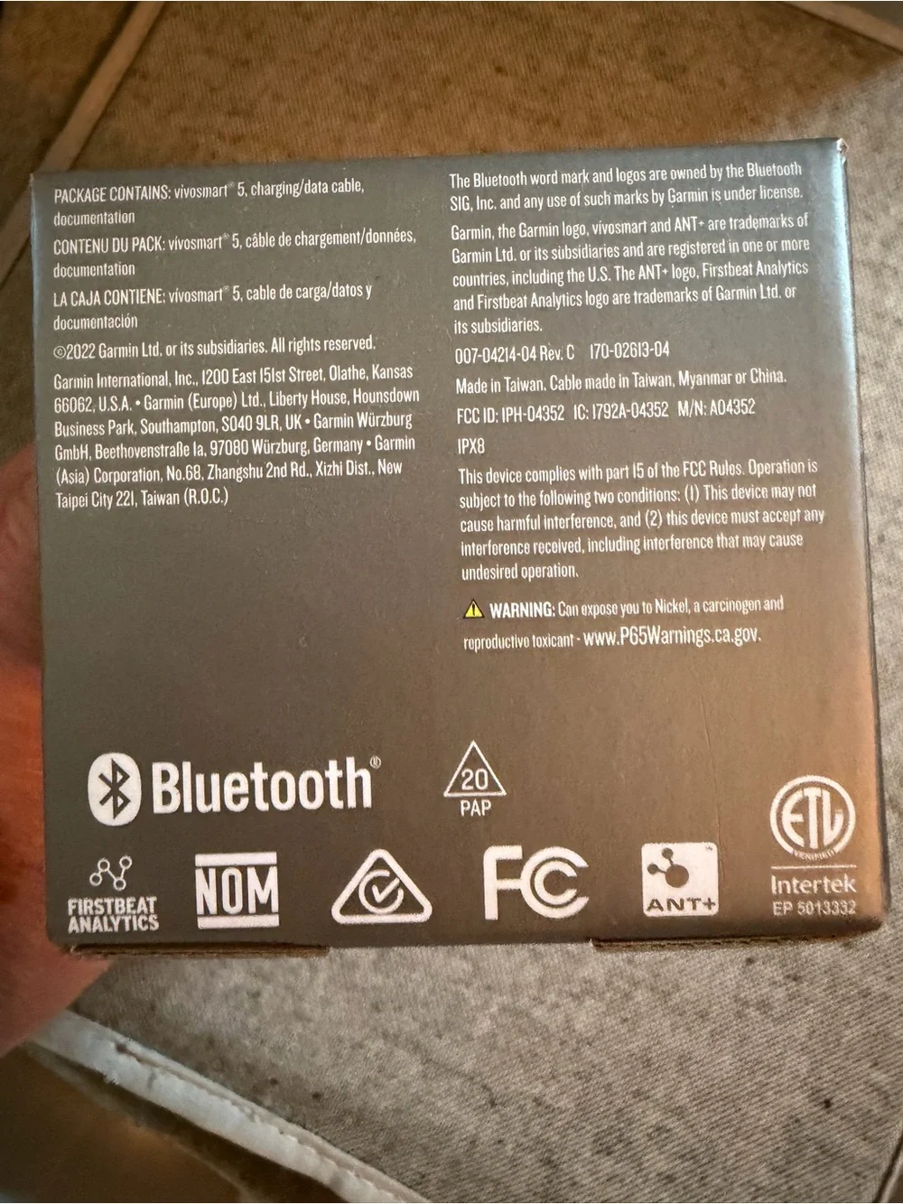 garmin vívosmart 5 Fitness Tracker - Black